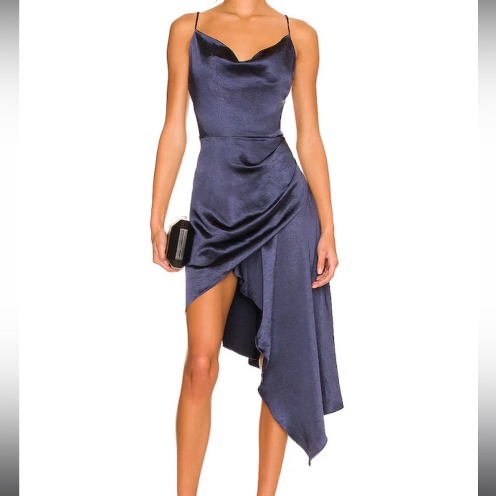 Elliatt Midi Dress Gown Navy XS - never worn